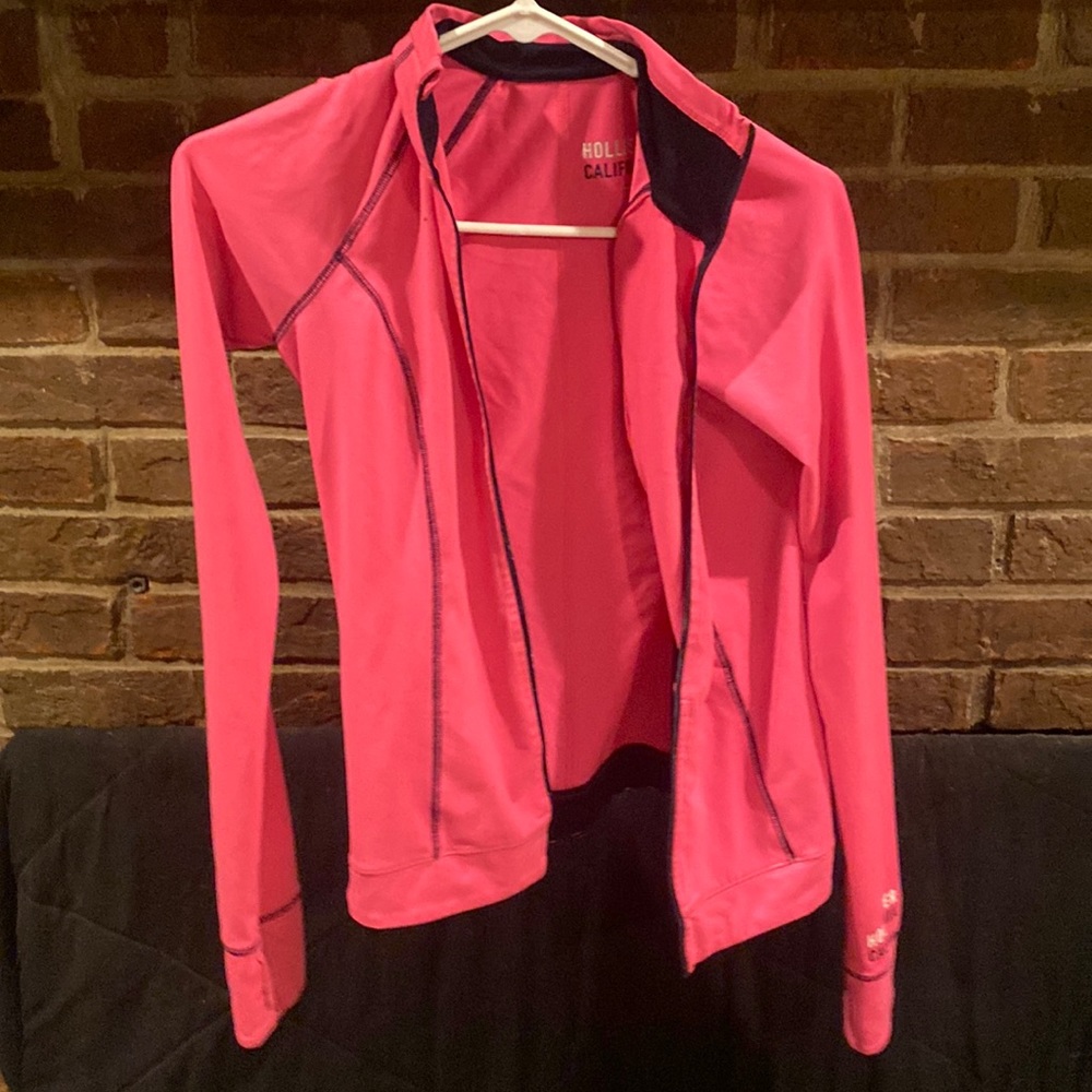 hot pink zip up